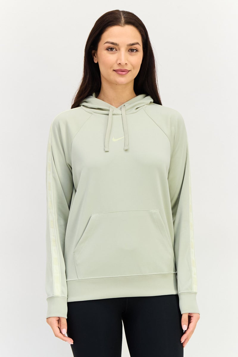 Nike Women Sportswear Fit Long Sleeves Outdoor Jacket Hooded, Khaki - Image 1