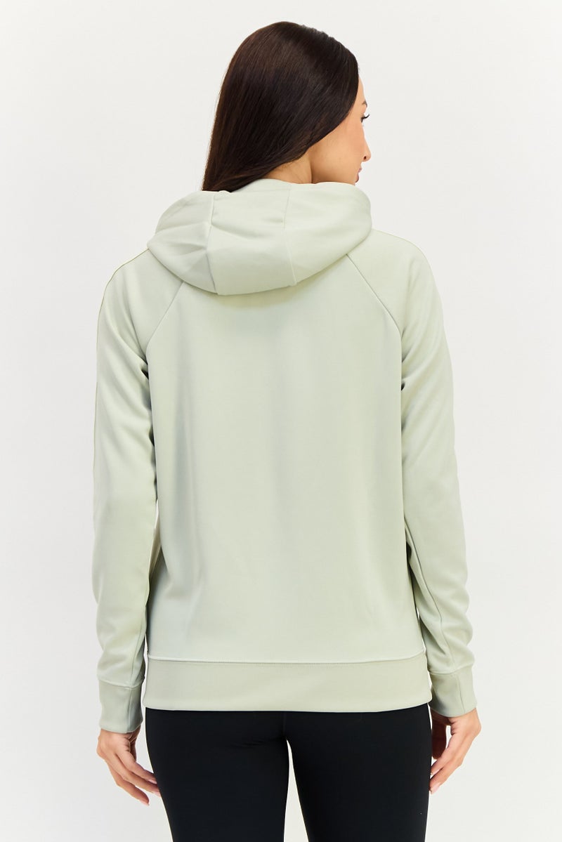 Nike Women Sportswear Fit Long Sleeves Outdoor Jacket Hooded, Khaki - Image 3