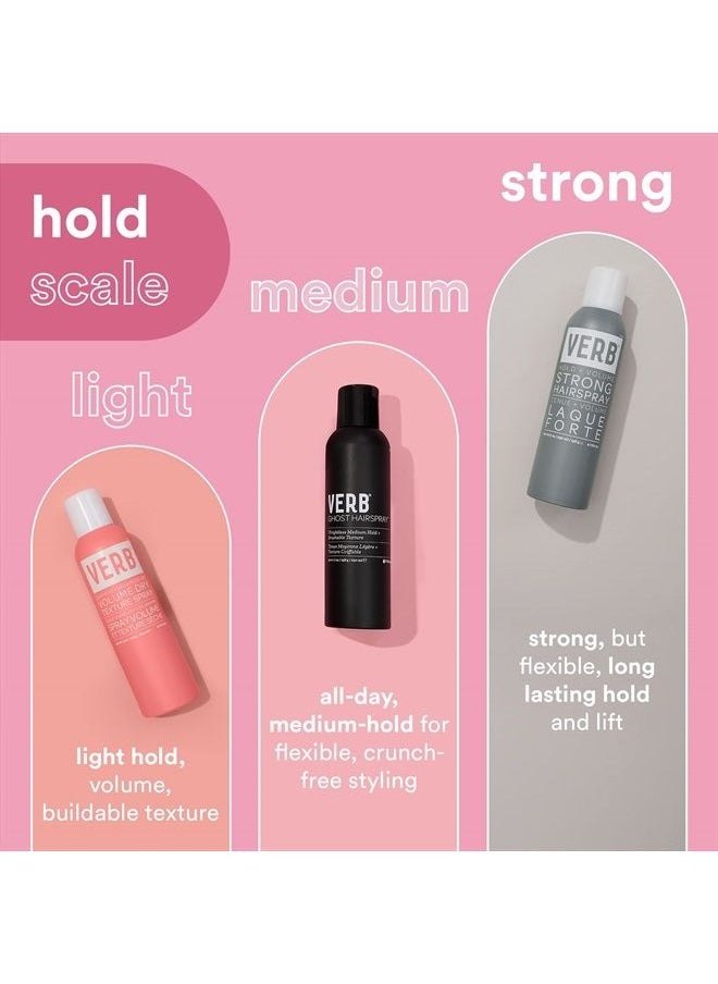 verb Verb Ghost Hairspray - Weightless Medium Hold Hairspray Infused with Moringa Oil - Anti-Frizz Hairspray Promotes Radiant Shine – Weightless Texturizing Spray for All Hair Types, 7 oz  - Image 5