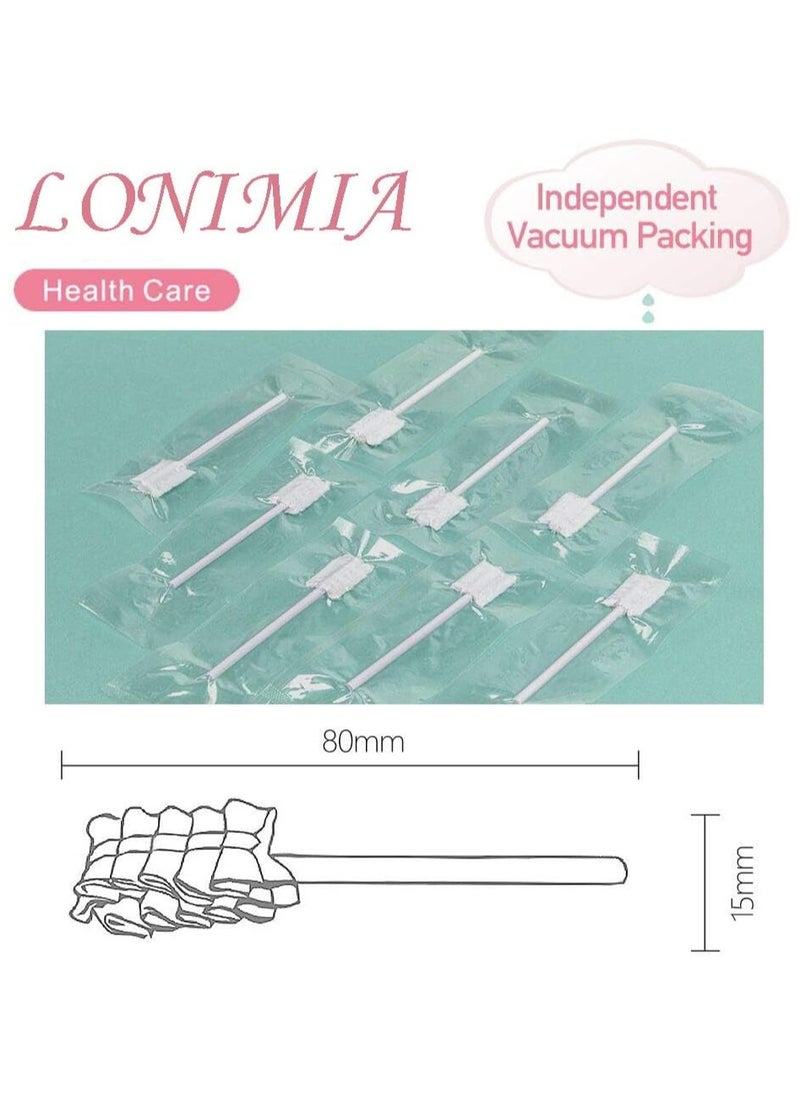 ATRJSZ 60 PCS Baby Tongue Cleaner & 2Pcs Baby Finger Toothbrush, Toothbrush Infant Upgrade Gum Cleaner with Paper Handle, Soft Gauze for 0-36 Month Baby  - Image 5