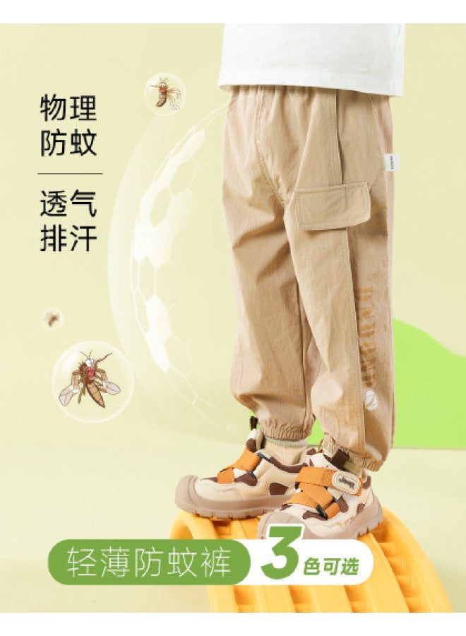 Bornbay 2025 Summer Boys' Lightweight Breathable Mosquito-repellent Pants - Loose Comfortable Outdoor Cargo Pants Versatile Trousers - Image 1