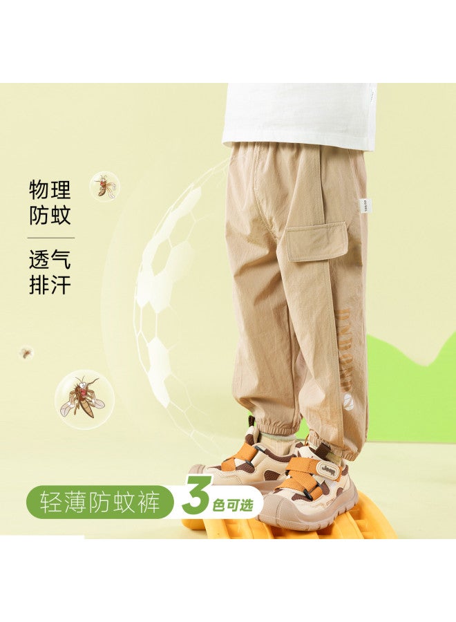 Bornbay 2025 Summer Boys' Lightweight Breathable Mosquito-repellent Pants - Loose Comfortable Outdoor Cargo Pants Versatile Trousers - Image 2