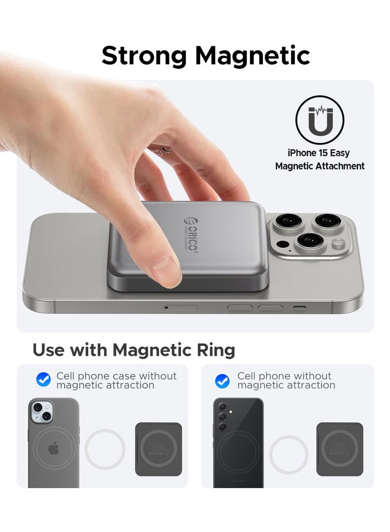 Orico ORICO2TB Magnetic External SSD, 4K ProRes HDR Record and Store, USB3.1 Gen2(1000MB/s), USB3.2 Gen2*2(2000MB/s), Portable Solid State Drive, Compatible with USB-C Smartphone, Computer - A20PLUS - Image 2