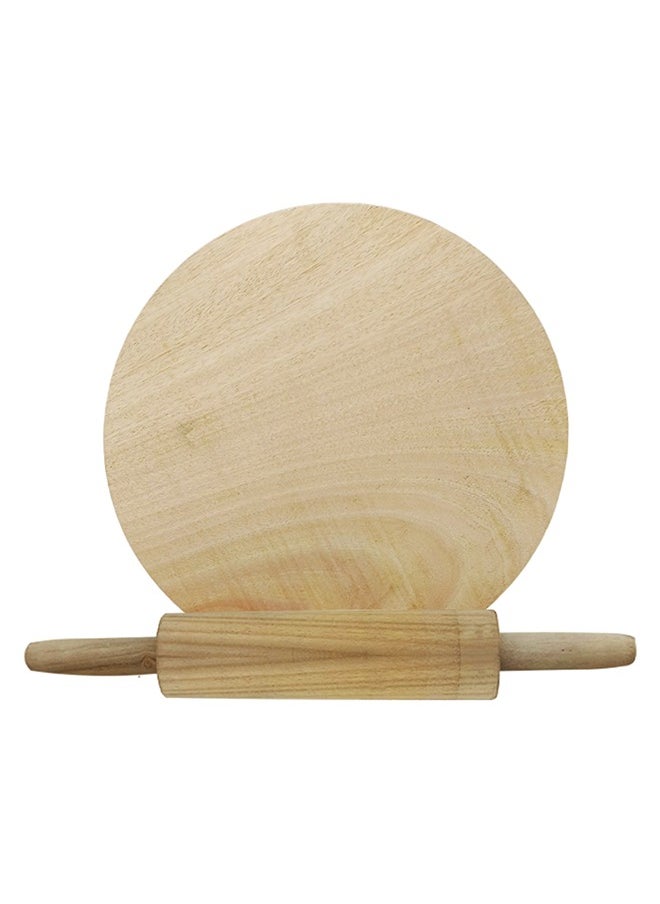 SIH Wooden Chakla Belan 12-Inch (30.48 cm) for Pasta, Chapati, Roti, Pizza Dough & More – Premium Natural Wood, Eco-Friendly, Durable, Smooth Rolling Surface, Compact Design, Easy to Clean, Safe for Daily Kitchen Use - pzsku/Z9E96BA99D3C0F8173621Z/45/_/1731935338/96d0e1bd-cfd3-4e20-aa78-e0372fe912b4