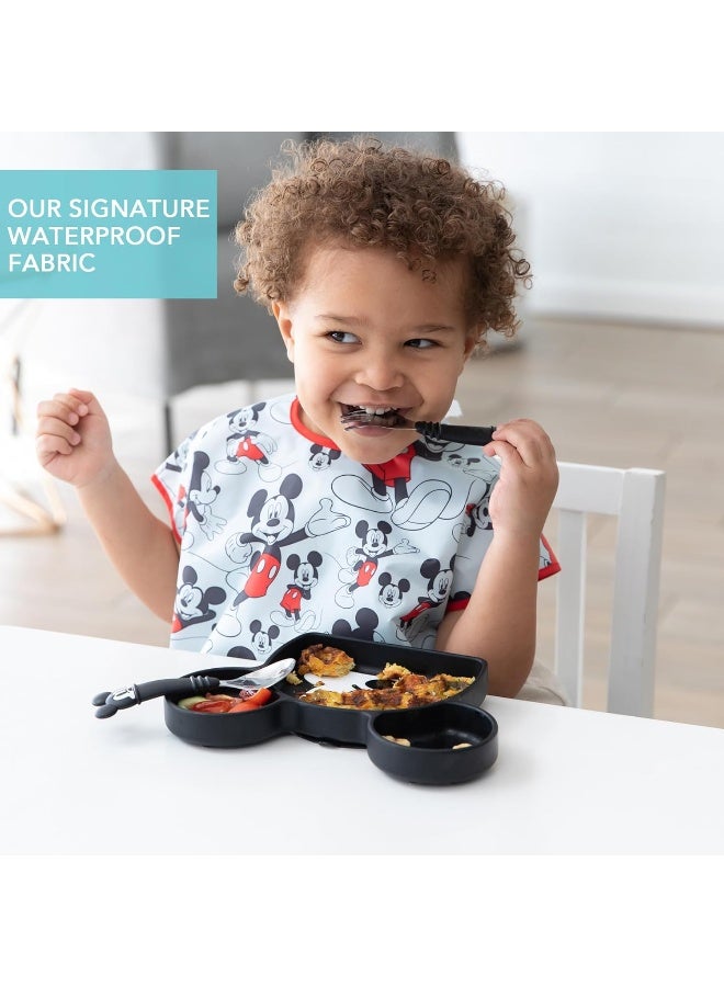 Bumkins Bibs - Toddler Bibs, Waterproof, Large for 1-3 Years, Short Sleeve - Image 3