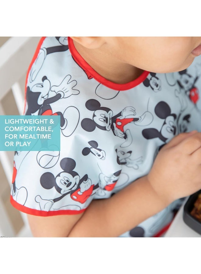 Bumkins Bibs - Toddler Bibs, Waterproof, Large for 1-3 Years, Short Sleeve - Image 4