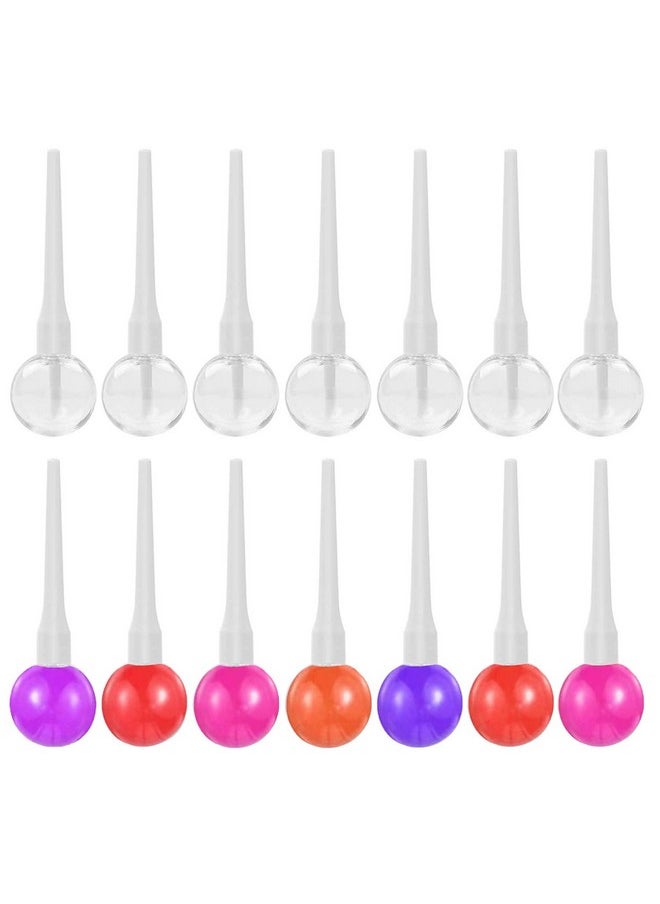 RONRONS - 14 Pack Creative Lollipop Shape Empty Lip Gloss Tube Refillable Lip Balm Bottle Container6Ml/0.2Oz - Image 1