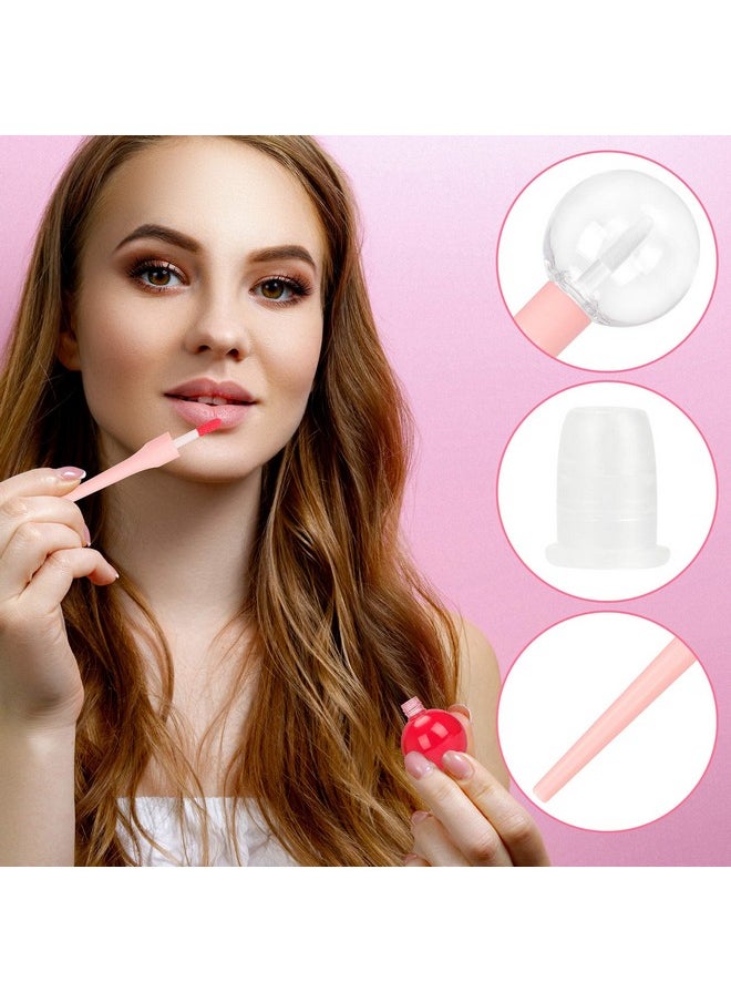 RONRONS - 14 Pack Creative Lollipop Shape Empty Lip Gloss Tube Refillable Lip Balm Bottle Container6Ml/0.2Oz - Image 1