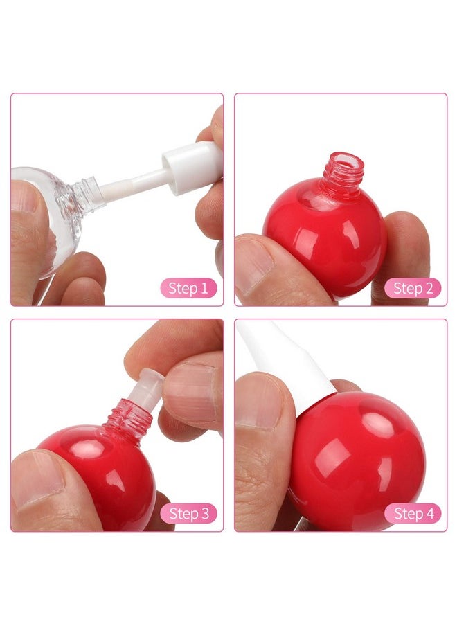 RONRONS - 14 Pack Creative Lollipop Shape Empty Lip Gloss Tube Refillable Lip Balm Bottle Container6Ml/0.2Oz - Image 1