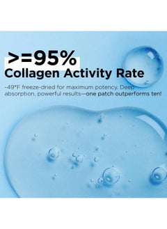 Dongyu Dongyu Collagen Under Eye Patches: Anti-aging Firming Collagen Eye Masks with Lying Energy - Freeze-dried Anti Wrinkle Eye Pads - Puffy Eyes Treatment with Caffeine Hyaluronic Acid Peptides - 4 Pairs  - Image 4