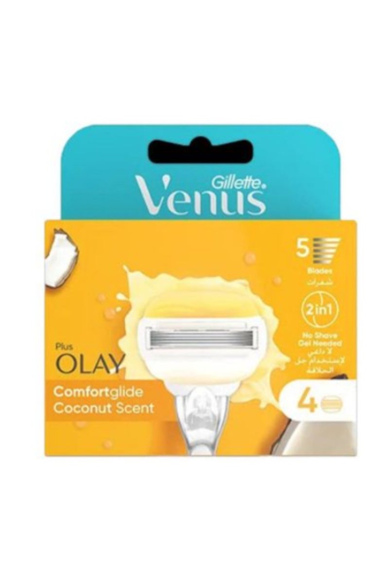 Venus Plus Olay Comfort Glide Coconut Scent 5 Blades