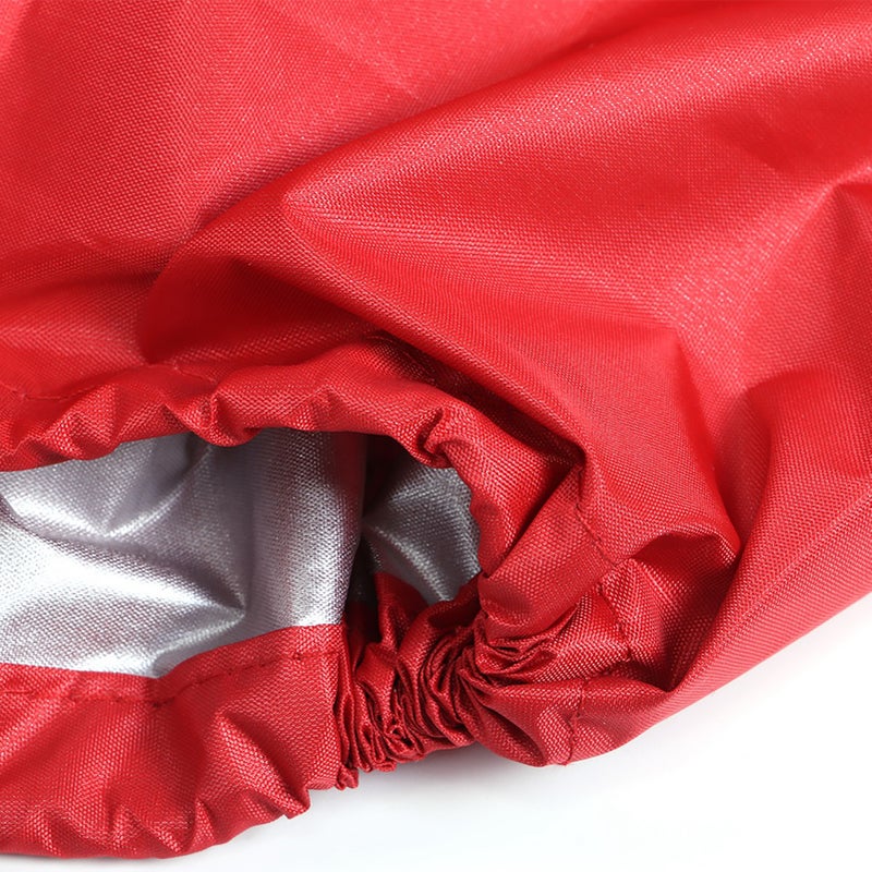 Outdoor Dustproof Waterproof Sunscreen Gasoline Engine Micro Tiller Fuel Tanks Shield Cover Red 325x440mm - Image 5
