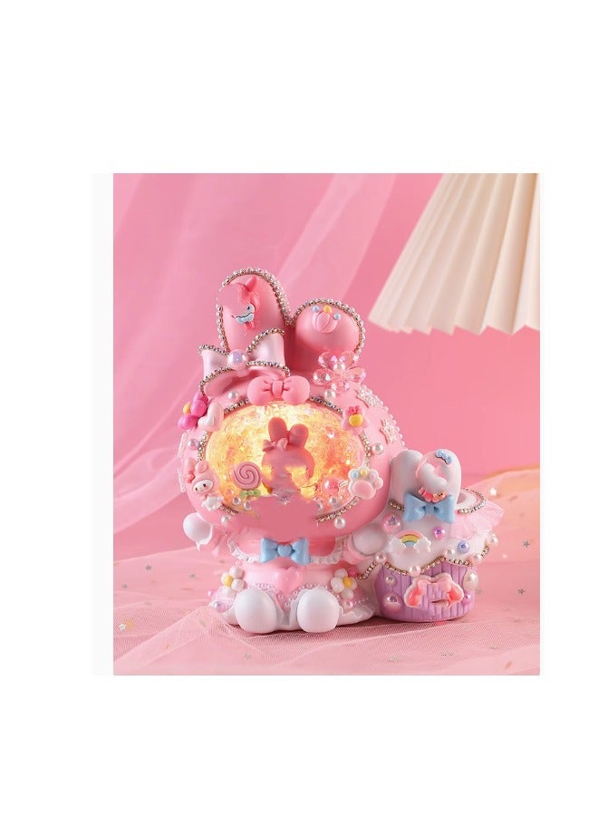 Children's DIY Star Lamp Pen Holder Material Pack Creative Handmade Cream Gel Nightlight Girl's Birthday Toy - Image 1
