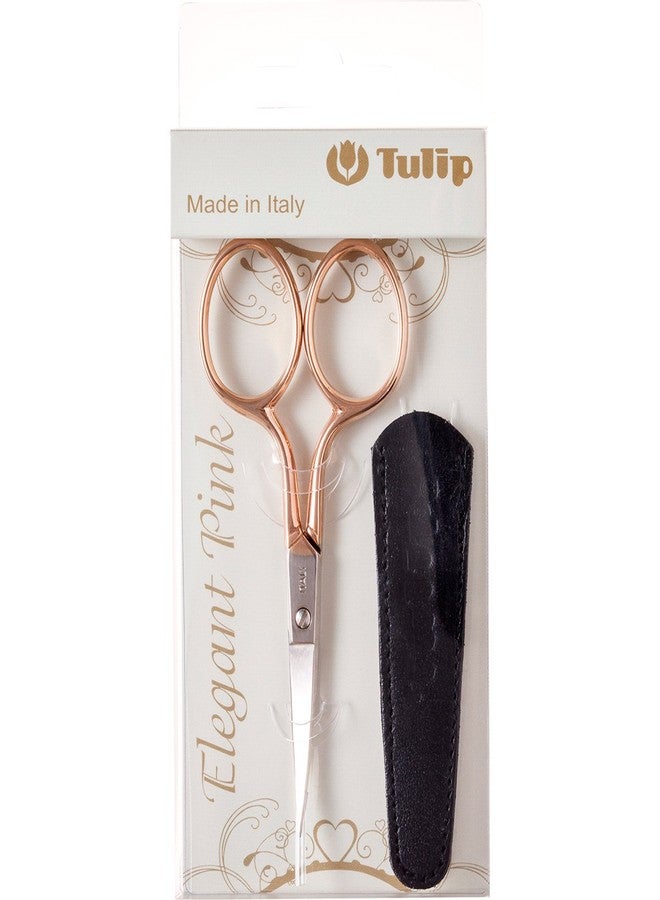 Tulip Needle Company TIC-001E Tulip Curved Embroidery Scissors-W/Sheath - Image 1