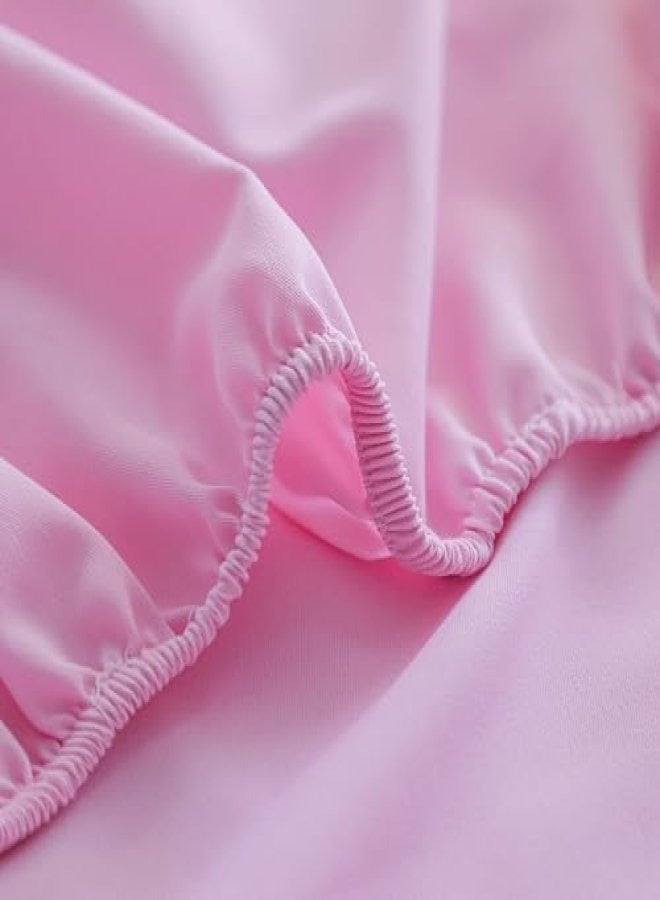 Cadrica 3 Pieces Bedsheet Set Includes 1 Deep-Pocket Fitted Sheet and 2 Pillow Covers, Breathable, Wrinkle Resistant, Hypoallergenic – King Size - Image 4