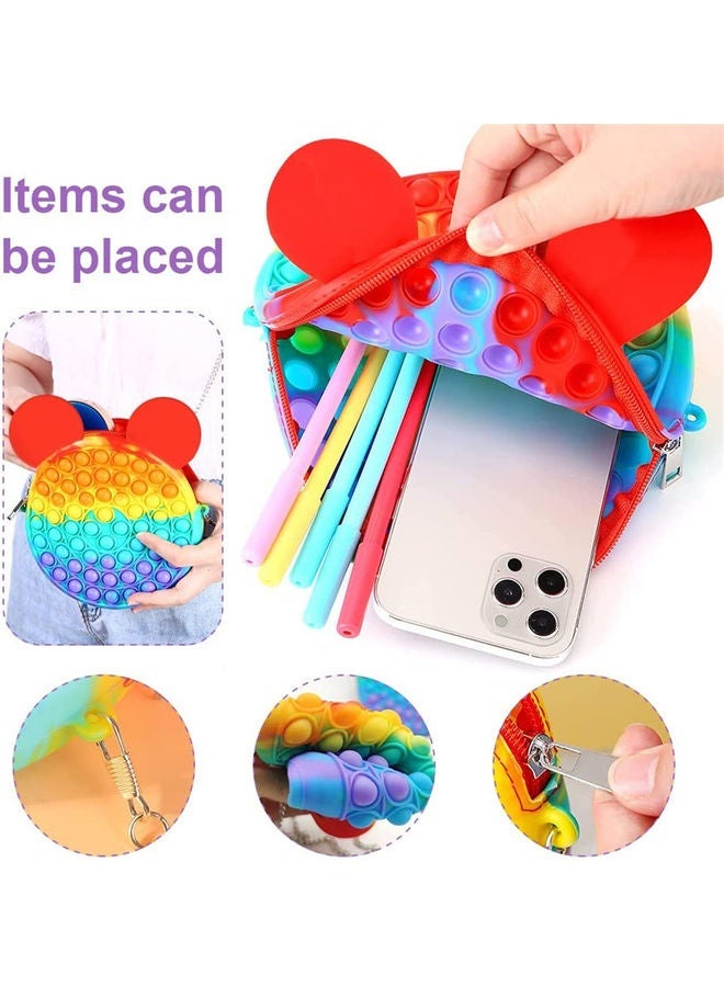 Loquat 2-Piece Sensory Fidget Shoulder Bag Toys 18.5 x 18.5 x 2cm - Image 4