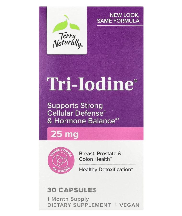 Terry Naturally Tri-Iodine® 25 mg 30 Capsules