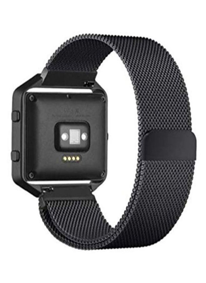 NIBEMINENT - Milanese Stainless Steel Watch Band Strap Bracelet For Fitbit Blaze - Image 1