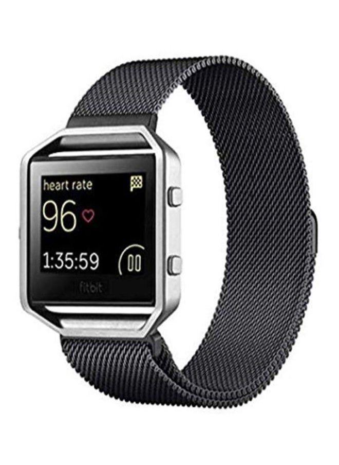 NIBEMINENT - Milanese Stainless Steel Watch Band Strap Bracelet For Fitbit Blaze - Image 1