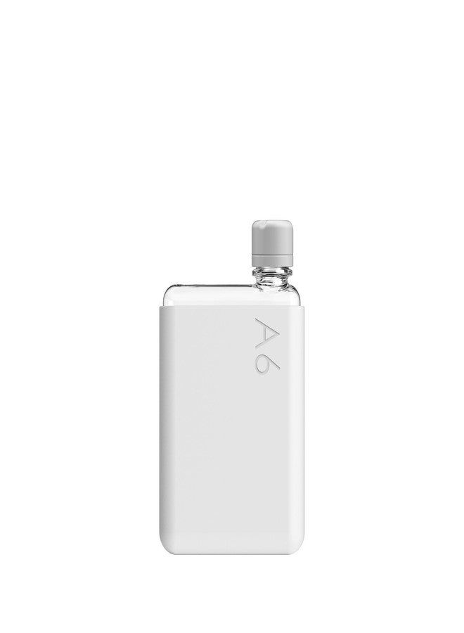 memobottle A6 (Cool Grey) Bundle - 12oz (375ml) - Bottle, silicone sleeve & lid | Compact Water Bottle For Bags & Small Pockets | BPA Free Tritan | Modern, Minimalist | For Gym & Work - Image 1