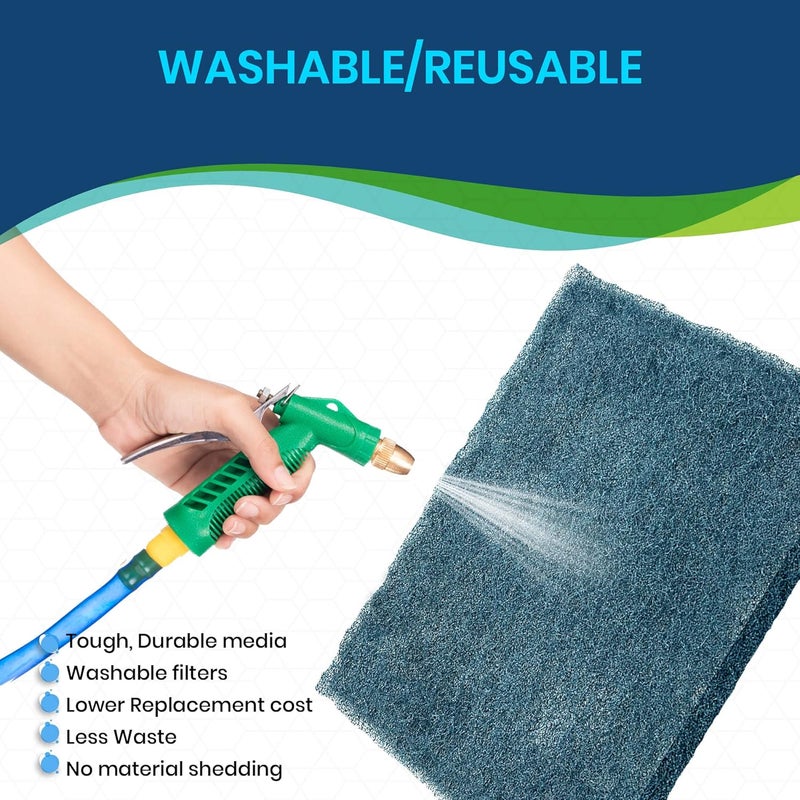 20x30x1 Cut To Fit Washable Polyester Fiber Filter for Furnace & Air Conditioner - Image 4
