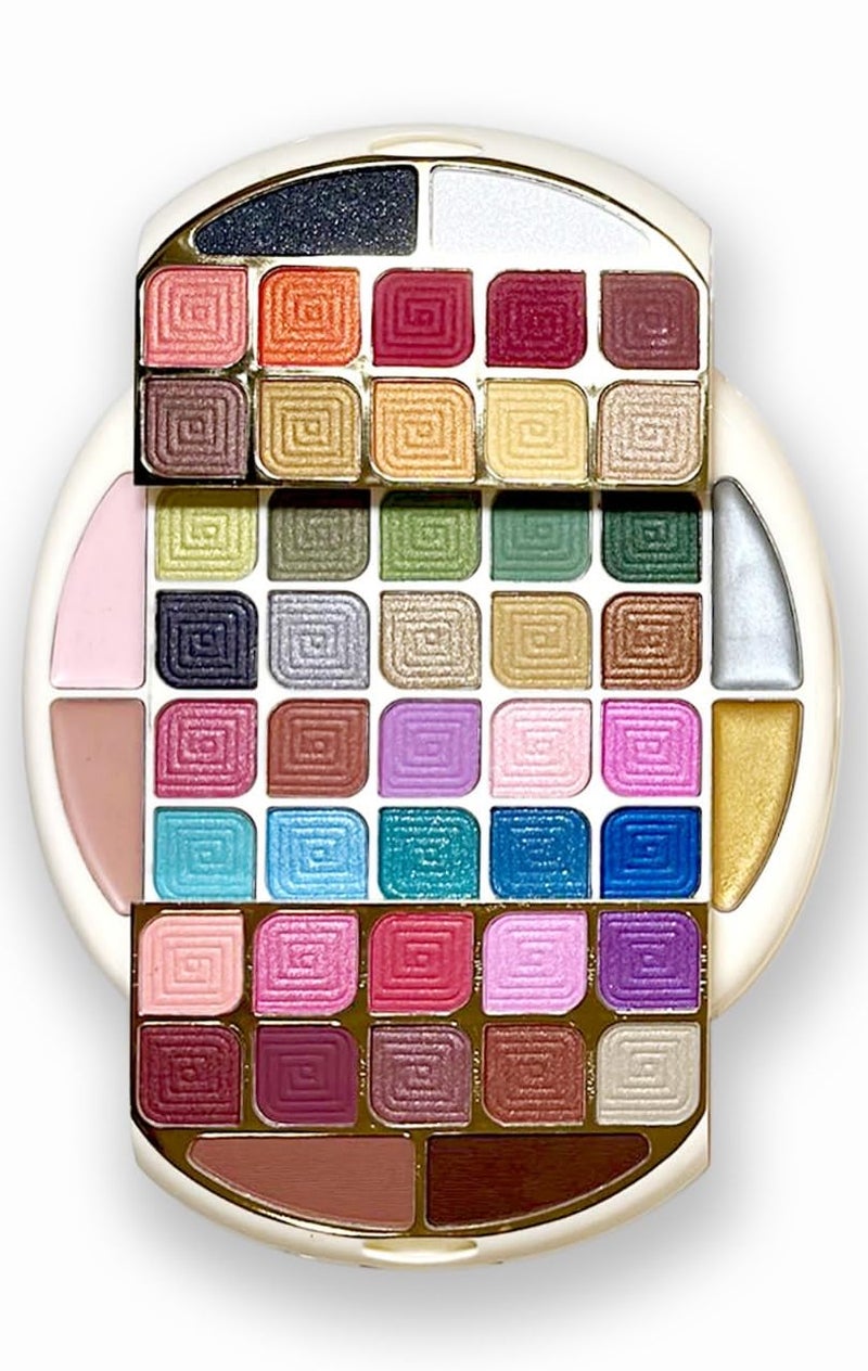 JUST GOLD JustGold Professional All In One Makeup Palette Kit 44 Colors Eyeshadows Blusher Powder Cake Lipgloss Foundation Cream Mascara etc Makeup Kit 970 - Image 3