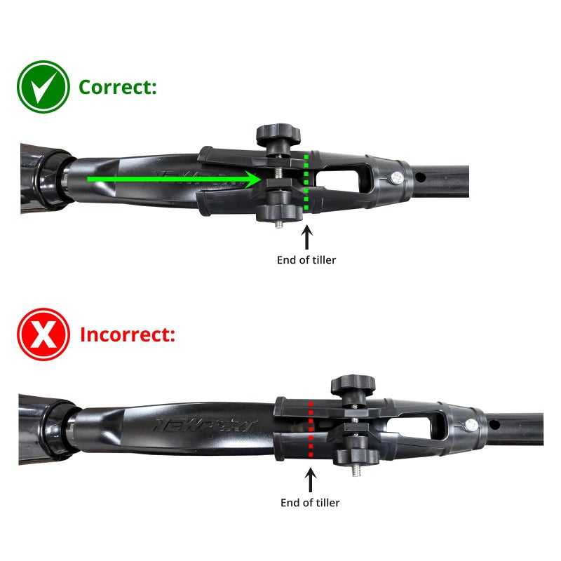 Ironwood Pacific HelmsMate Tiller Extension Handle S | 36"-50" Extendable - Image 5