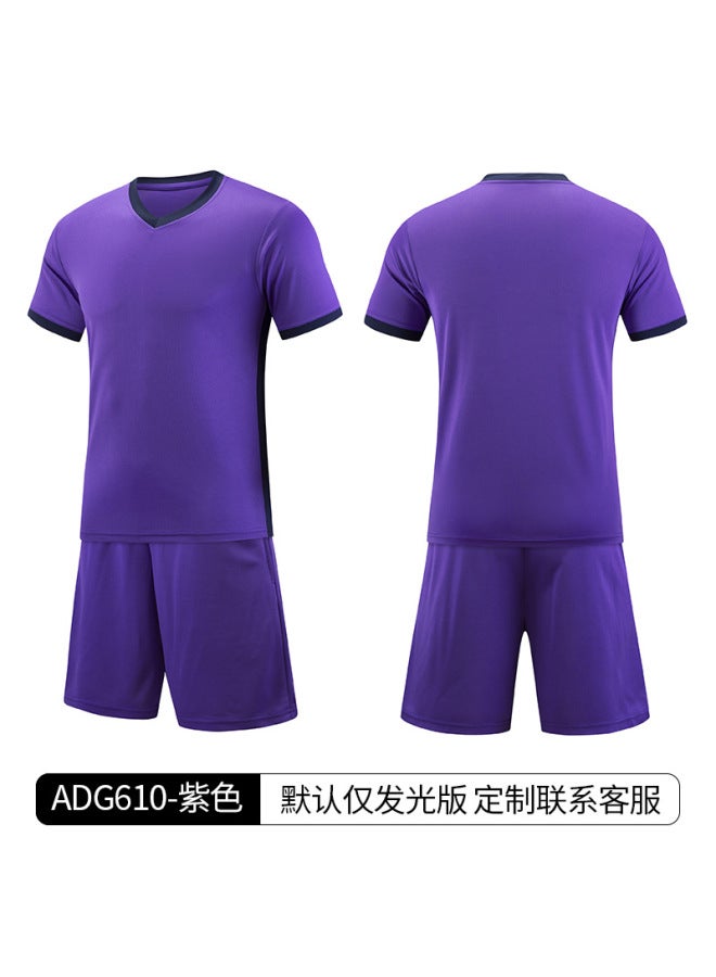 Children's Football Game Training Suit Youth Team Uniform Set Toddler Soccer Jerseys Outfit Quick Dry Soccer Suit