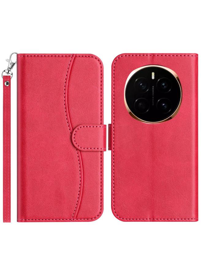 S-TOP Case For Honor Magic7 Dual-Folded S-shape Leather Phone Case - Image 1