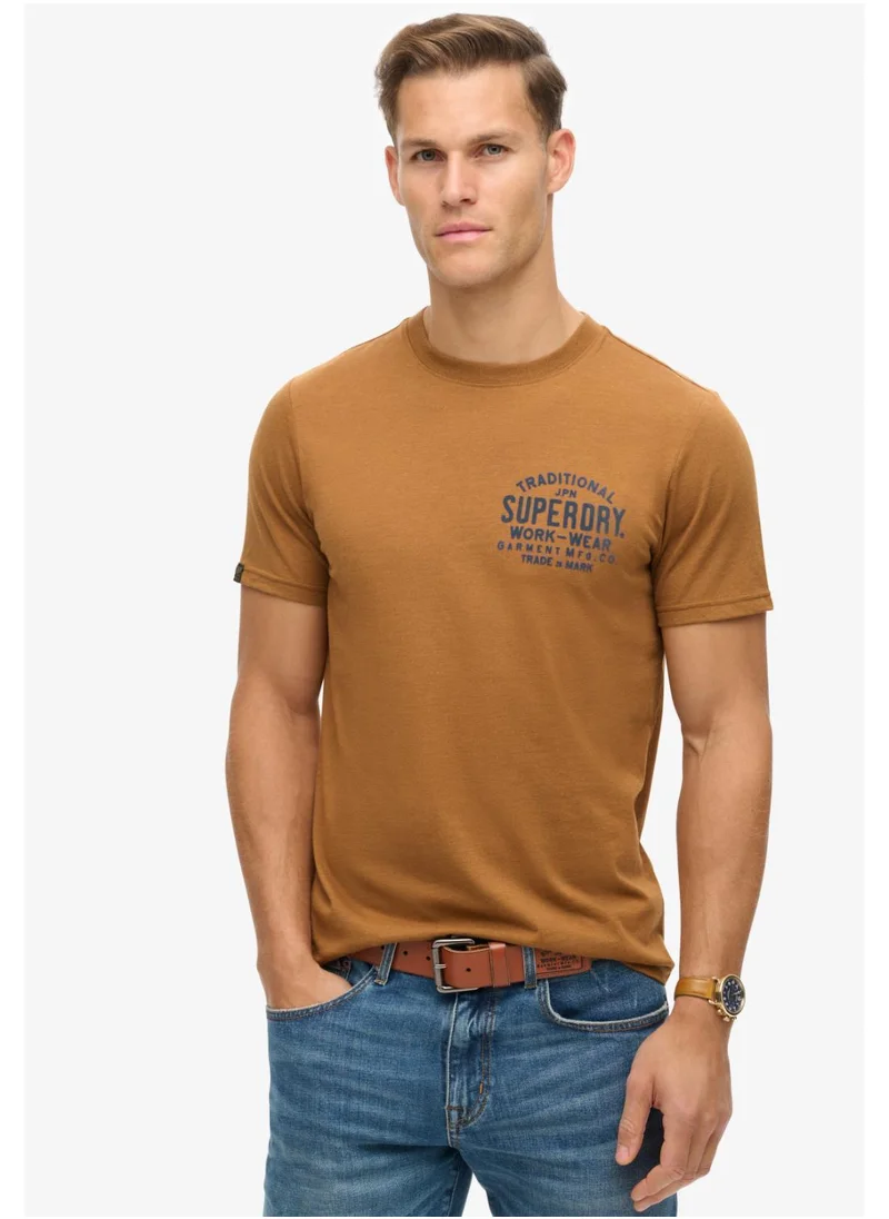 Superdry MACHINED GOODS WORKWEAR TEE