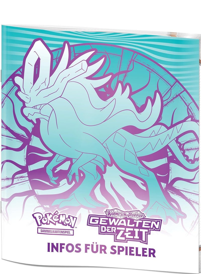 Pokemon - Trading Card Game: Top Trainer Box Crimson & Purple - Forces of Time: Windwave (1 Holographic Full Screen Promo Card with Flutter Hair, 9 Booster Packs & Premium Accessories) - Image 5