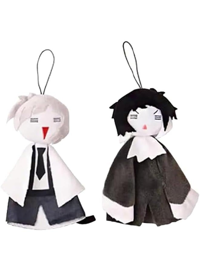 Nakahara Chuuya Dazai Osamu Plush Figure 16cm Cute Stuffed Anime Figures Cartoon Soft Pendant for Bags Clothes Decoration Gift - Image 1