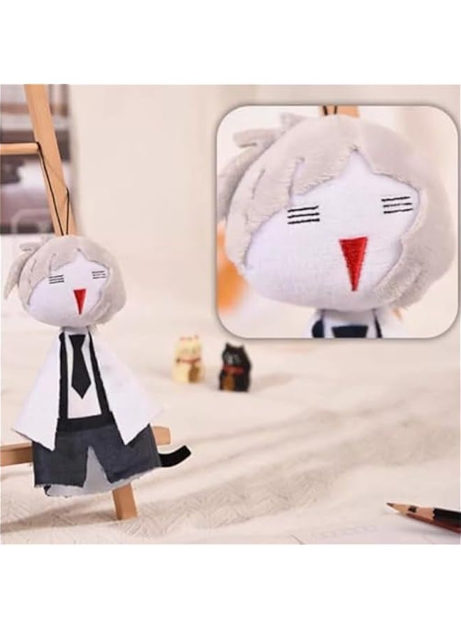 Nakahara Chuuya Dazai Osamu Plush Figure 16cm Cute Stuffed Anime Figures Cartoon Soft Pendant for Bags Clothes Decoration Gift - Image 2