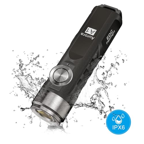 RovyVon A1 Gen 4 Rechargeable EDC Flashlight 650 Lumens Super Bright Outdoor Mini Keychain Flashlights for Everyday Carry, Camping (Black) - Image 4