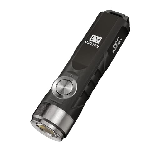 RovyVon A1 Gen 4 Rechargeable EDC Flashlight 650 Lumens Super Bright Outdoor Mini Keychain Flashlights for Everyday Carry, Camping (Black) - Image 1