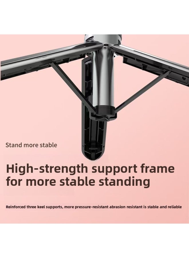 Bluetooth Mobile Phone Selfie Stick Mini Wireless Tripod Light Fill Light Selfie Mini Horizontal And Vertical Shooting Live Pole Manufacturers-Color:F510 White (without Light) 130cm  - Image 2