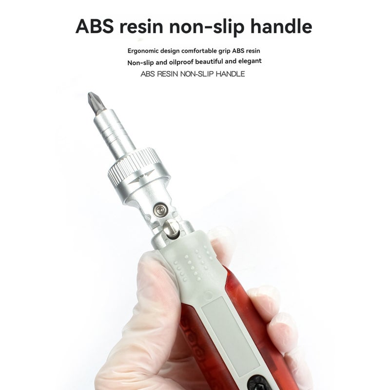 15 in 1 ratchet screwdriver head multifunctional combination screwdriver cross combination set irregular screwdriver screwdriver - Image 2