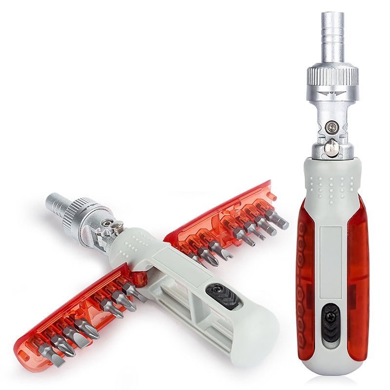 15 in 1 ratchet screwdriver head multifunctional combination screwdriver cross combination set irregular screwdriver screwdriver - Image 1