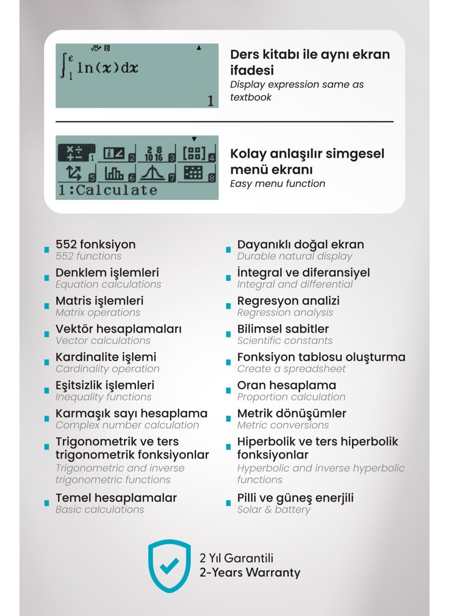 DAXI - X-900 552 Function Scientific Calculator - Image 1