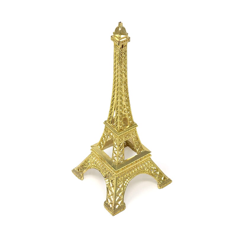 allgala allgala Eiffel Tower Statue Decor Alloy Metal  and Size (10""  Gold)  - Image 2