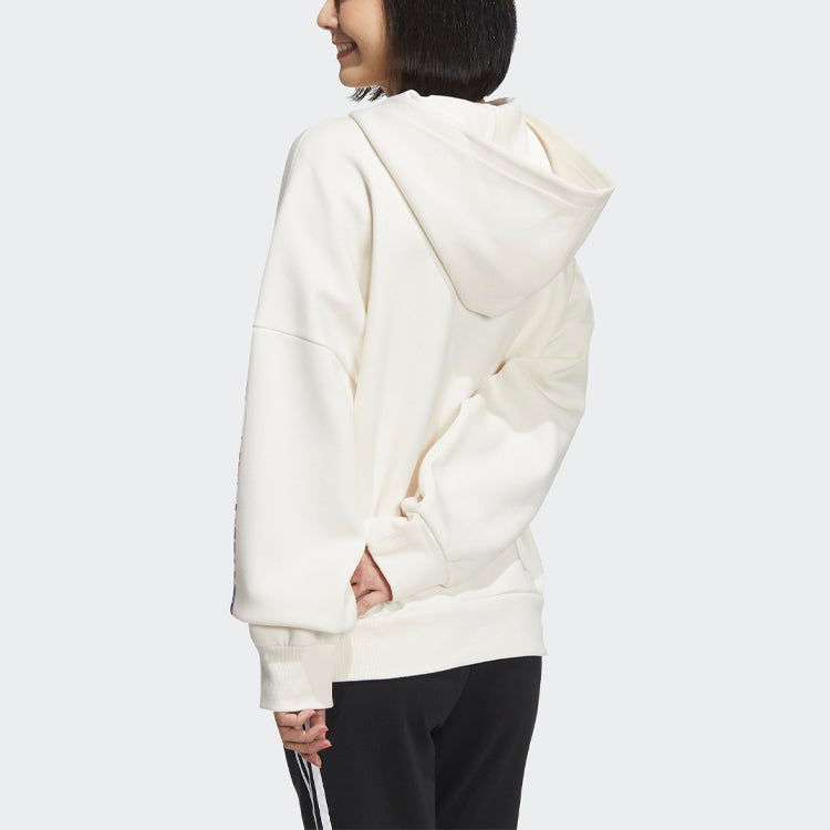Adidas (WMNS) adidas Neo CNY Hoodies 'White' - Image 2