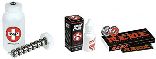 Bones Reds Precision Skate Bearings - Speed Cream & Cleaning Unit Combo - Image 1