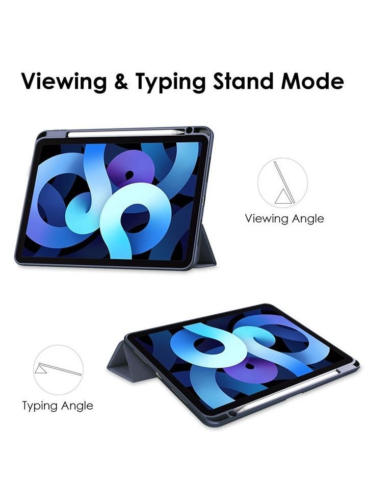 Generic - Acrylic Case for iPad Air 5/4 Generation 10.9 inch with Pencil Holder, Clear Transparent Case with Auto Wake/Sleep - Image 1