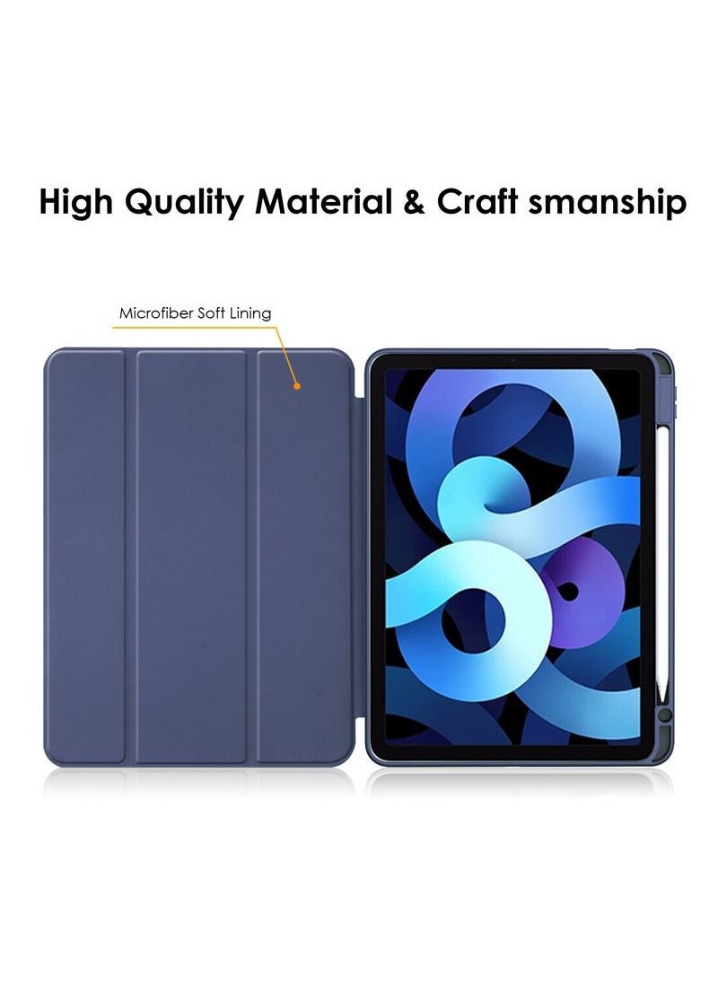 Generic - Acrylic Case for iPad Air 5/4 Generation 10.9 inch with Pencil Holder, Clear Transparent Case with Auto Wake/Sleep - Image 1