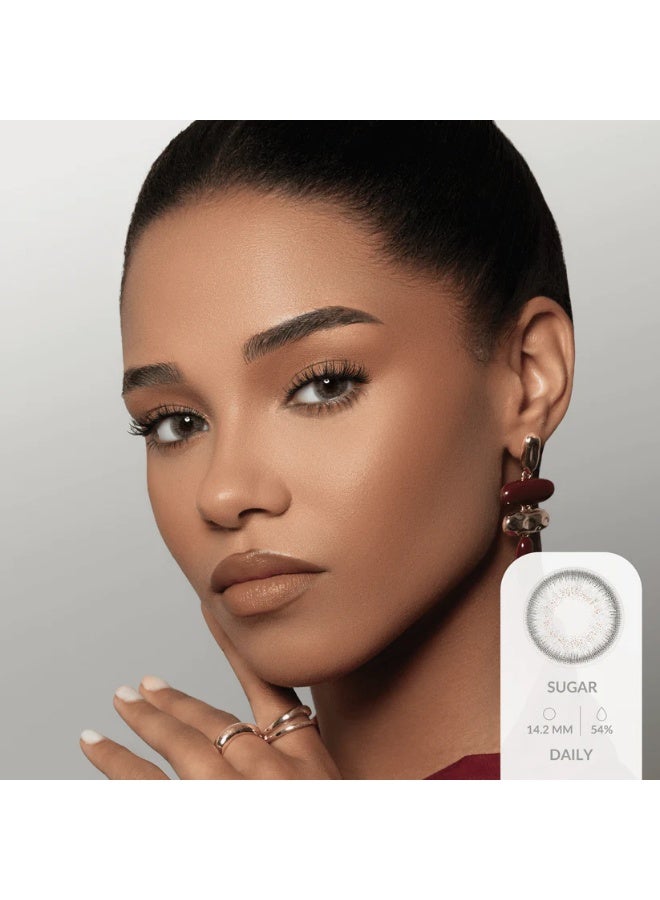Amara Women 10 Daily Color Contact Lenses Sugar - Image 4