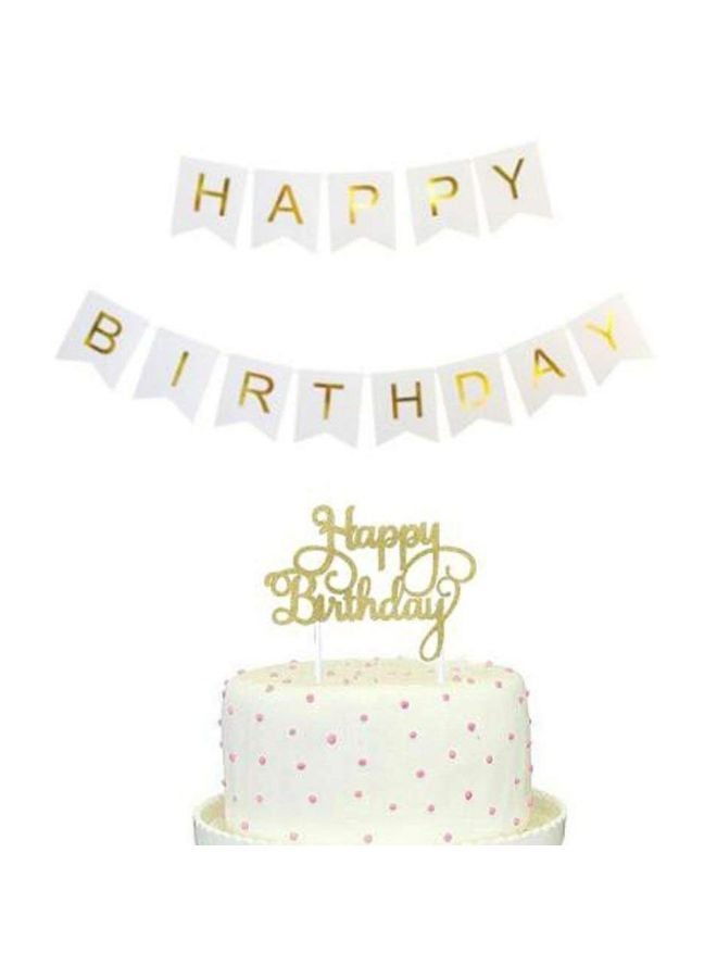 13-Flag Happy Birthday Banner 2701 - Image 2