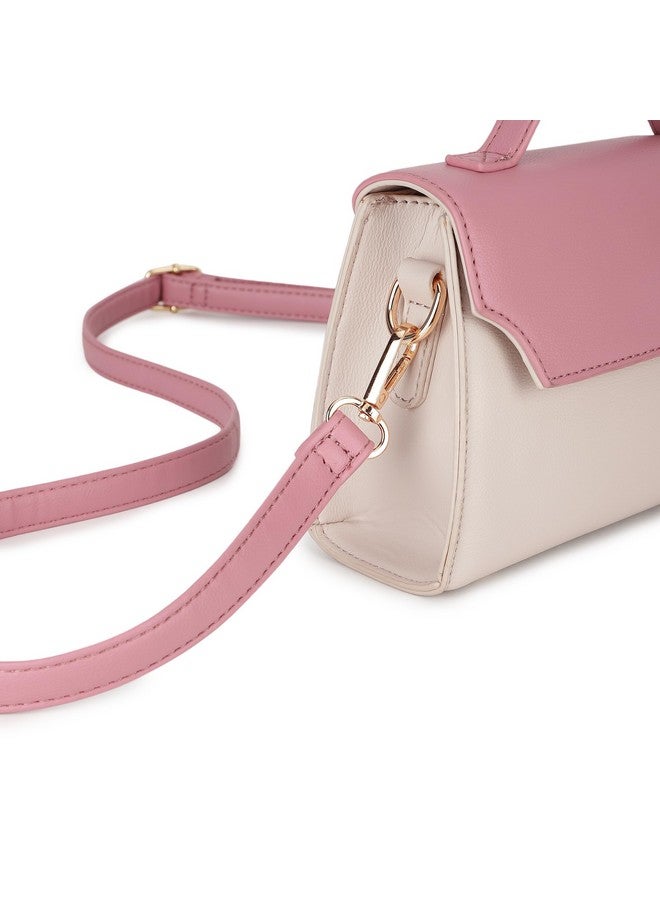 Fastrack Dual Color Satchel For Women, Ladies And Girls | Stylish And Trendy Satchel Bag For Girls, Ladies And Women | Made Up Of Premium Synthetic Leather, Multicolor - Image 5