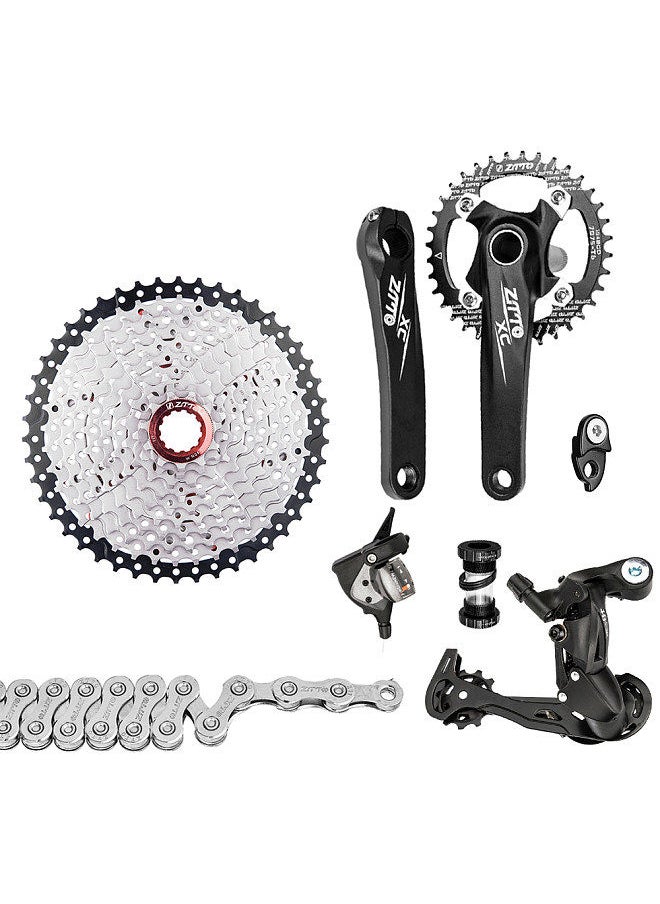 ZTTO - ZTTO 1x10 Speed MTB Derailleurs Shifter Groupset Bike Crankset 11-50T Cassette Flywheel 10 Speed Chain - Image 1