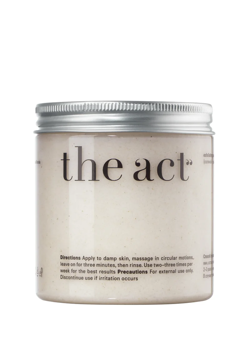 The Act Exfoliating sea salt & coconut body balm