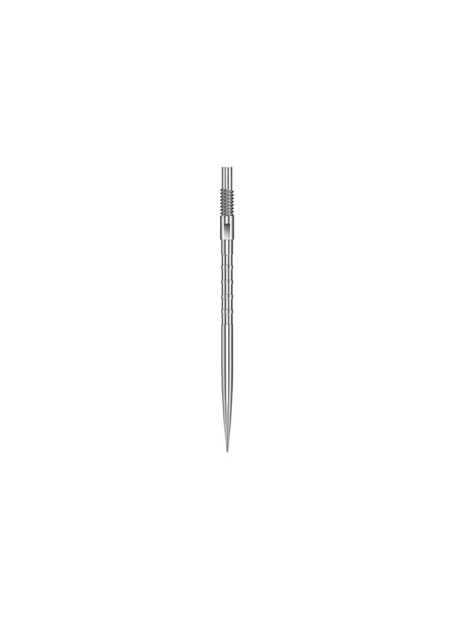 Harrows HM Grip Heavy Metal Quick Points – Ryan Searle Inspired Dart Points with Square-Cut Finger Grip Rings – No-Break Quick Point System for Fast Point Swaps – 30mm Silver - Image 5